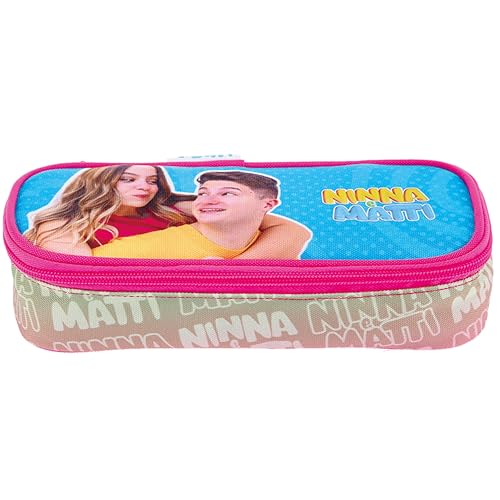 NINNA e MATTI Astuccio University per Bambini, Linea Scuola 2025-2026, 23 x 9 x 5 cm