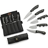SZCO Supplies 5 Piece Skinning Knife Set