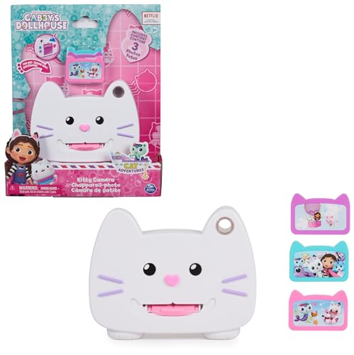 DREAMWORKS GABBY'S DOLLHOUSE - Spielzeug Katzen-Kamera mit 3 Fotomotiven, geeignet für Kinder ab 3 Jahren