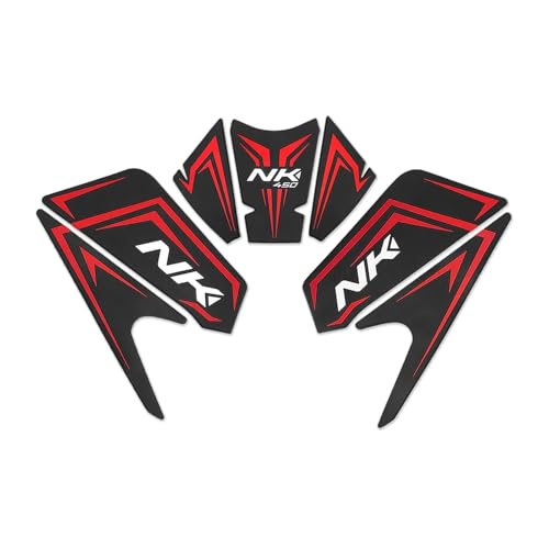 Autocollant de réservoir pour CFMOTO 450NK 2024 - Grip de protection de genou rouge