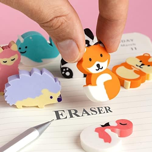 Miniatura 3 de Gomas de borrar para niños  100 piezas de borradores pequeños para niños  Borradores lindos para premios de aula  Regalos a granel para niños  Mini