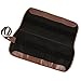 US Art Supply 72 Slot Pencil Canvas Folding Roll-Up Pencil Holder - Size: 19.3" x 15.3"