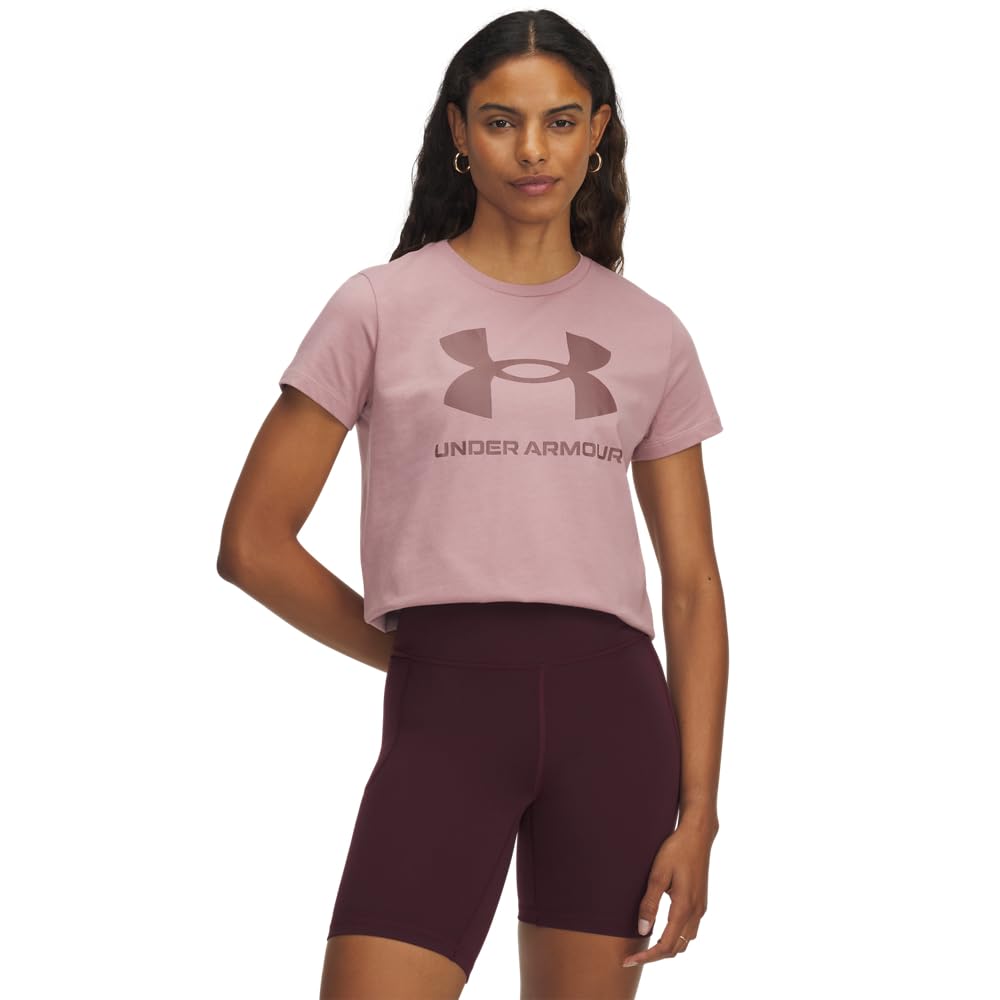 Under Armour Womens Rival Logo Short Sleeve Athletic T-Shirt