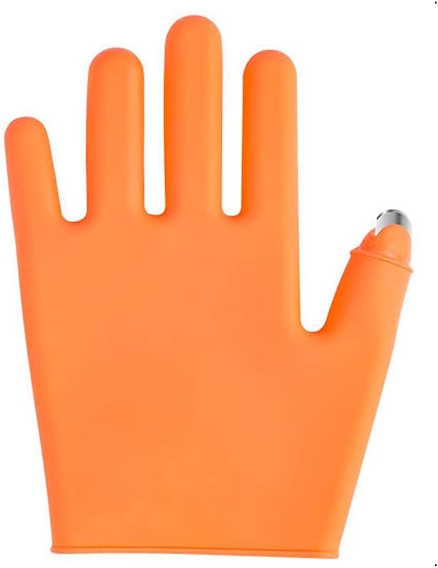 HBJWOV 2 Pieces Silicone Thumb Finger Protector Gears Cutting Vegetable Harvesting Pinching Plant Blade Scissors Garden Gloves