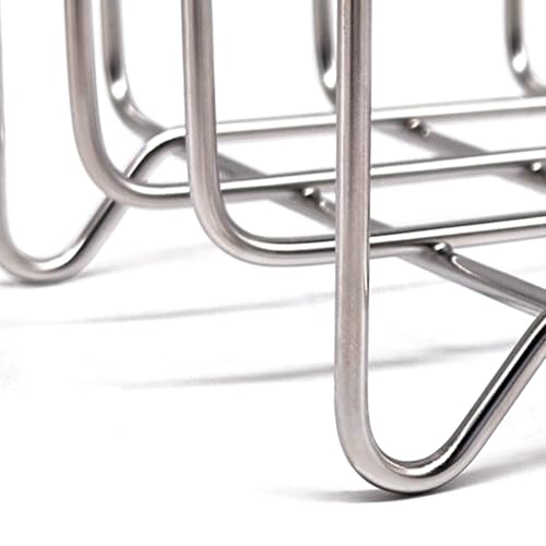 Soporte para bolsas de basura de acero inoxidable y organizador de cocina eficiente 5