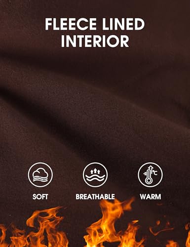 Desol 2 Pack Girls Fleece Lined Flare Leggings with Pockets High Waisted Yoga Pants Winter Bell Bottom Thermal4