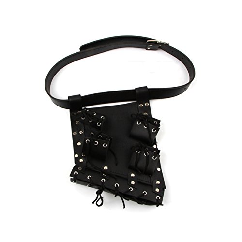 Sword Bag Sword Carry Case Back Strap Waistband Sword Frog For Ninja Hero Cosplay Anime Costume (Waistband For Three Sword) #TOP1