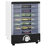 HOMCOM Food Dehydrator with 7 Trays, 350W Food Dryer Machine with Adjustable Temperature, for Drying Fruit, Meat, Vegetable, Jerky and Pet Treat, White