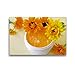 Produktbild CALVENDO Premium Textil-Leinwand 45 x 30 cm Quer-Format Ringelblütensalbe, Leinwanddruck von Heike Rau