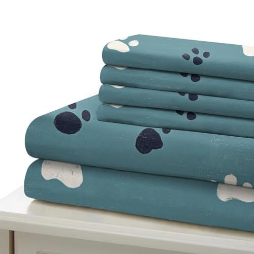 Housse de couette imprimé 3D super douce anti acariens pour lit double