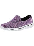 Skechers Performance Women's Go Walk Glitz Walking Shoe Purple/Multi Knit 8 M US