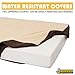 KOPEKS Jumbo Orthopedic Dog Bed - 7-inch Thick Memory Foam Pet Bed with Pillow with Removable Cover & Free Waterproof Liner - for Large Breed Dogs, XL, Brown-Plush Top
