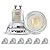 Lumiverse GU10 LED Bulbs, Dimmable, 2700K Soft Warm White, 5.5W 500lm [50W Equivalent], Par16 Led Bulbs for Track Lighting, 40° Beam Angle, ampoule led, UL Listed, 6 Pack