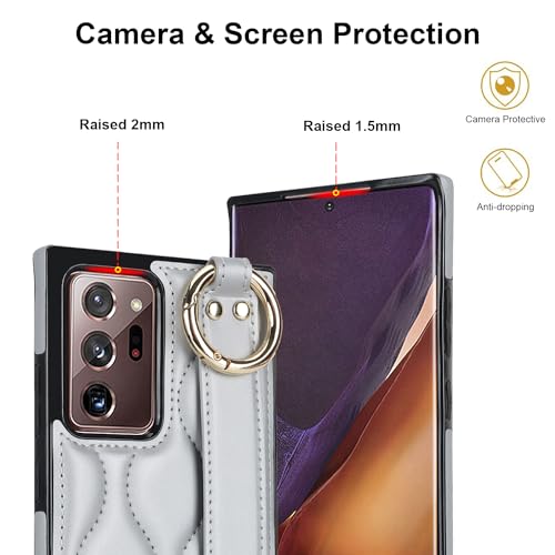 Coque Samsung Note 20 Ultra avec anneau support et protège-écran antichoc - 7