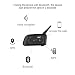 Ejeas V6 Pro Auriculares Intercomunicador Moto Bluetooth para Motocicletas, Gama Comunicación Intercom...