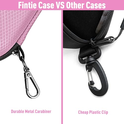 Image of FINTIE Sunglasses Case, Hard EVA Shell Shockproof Sport Glasses Case with Metal Carabiner Travel Zipper Eyeglasses Holder