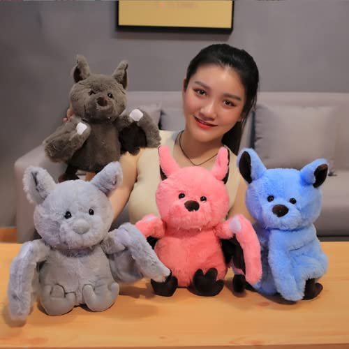 Natureman 11 Inch Plush Bat Stuffed Animal,Soft Cute Plushry Toys,For Kids Halloween Birthday Xmas Gifts (Pink) #TOP4