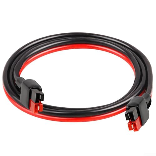 Cable de extensión estilo Anderson de 30 A para conexiones seguras para paneles solares y aplicaciones de RV, 10 AWG (100 cm)