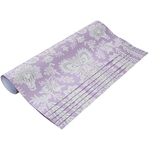 Fox Valley Traders Scented Drawer Liners, Non Stick Design, Kitchen Storage and Organization, Lavender Scented - Set of 6, Each Measures 23