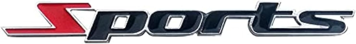 SOLDOUT™ 3D Metal Car Trunk Racing SPORTS Emblem Badge Decal Sticker For Sports Car