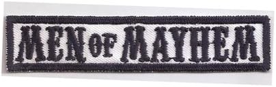 MC Men of Mayhem Original Biker Rang Badge Men of Mayhem Embroidery