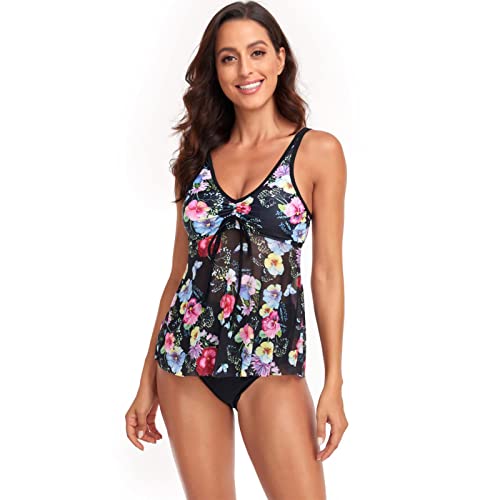 Girls Swimsuit Split Swimsuit Summer Fashion Print Tangini Hot Swimsuit Print Suit #TOP1