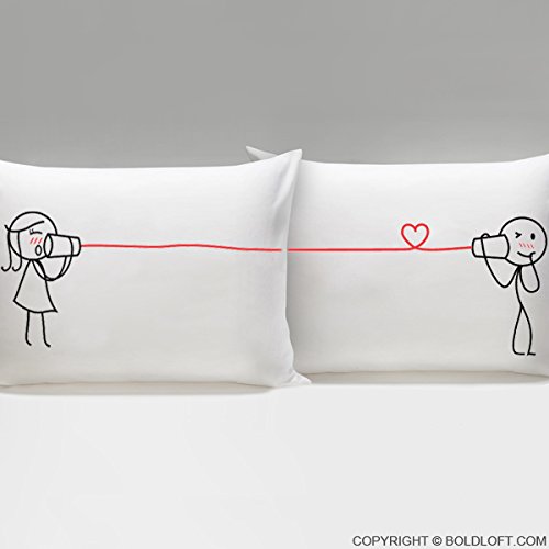 Boldloft Say I Love You Too Couple Pillowcases- Boyfriend Gifts For Christmas, Valentines Day, Anniversary, Long Distance Relationships- Couple Gifts For Boyfriend And Girlfriend #TOP1