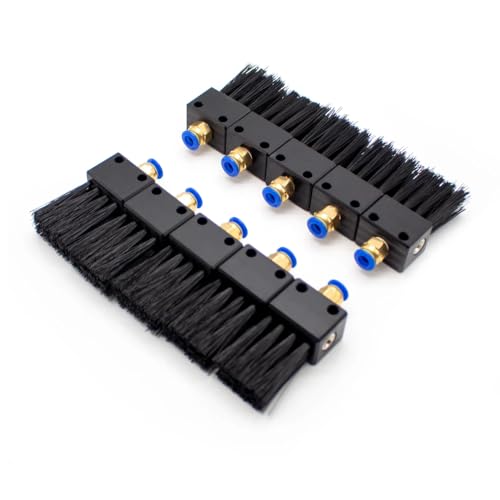 10PCS 40MM Industrial Chain Lubrication Brush Wear-Resistant Nylon Oiling Brush with 6MM Quick Plug Connector