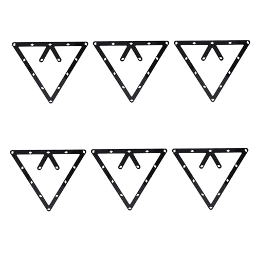 6Pcs Billiard Positioning Paper Non Slip Adhesive Sheet for Chinese Black 8 Ball with Flat & NonInterfering Design Durable Premium Material4