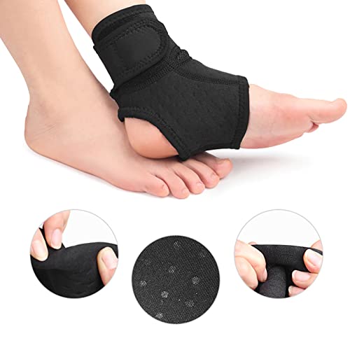 Manga de pé de tornozelo único, manga de suporte de compressão de tornozelo estável ajustável para r