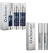 Men’s Skincare Set: 6-in-1 Face Cream with Collagen &amp; Retinol + Caffeine Eye Cream Roller for Dar...