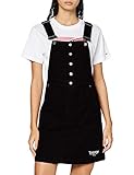 No aplicable. Tommy Hilfiger Crossback Dungaree Dress Vestido, Negro (, XS para Mujer