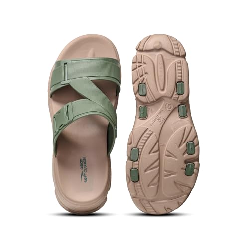 Image of ASIAN Women's FEMINA-06 Comfortable & Light Weight Slippers for women | Stylish & Anti-Skid Sandals for Adult | Waterproof & Everyday Use slip ons for Girls and Ladies