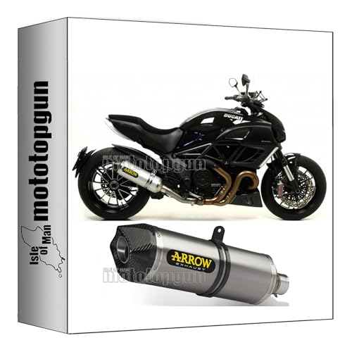 Pot echappement Arrow 71768AK pour Ducati Diavel 2011 a 2016