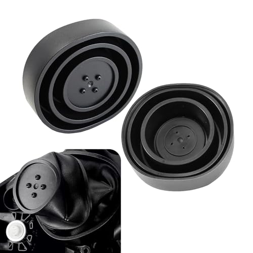 Zosgrew 2 PCS Car Forward Light Dust Cover 2.16-3.74 Rubber Lamp Bulb Housing Cap for Light Bulb Opening Ranging From 2.5 2.75 3.5 4 Conversion Accessories for Most Cars (Black)