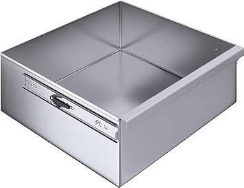 15 x 14 Stainless Steel Drawer for Work Table 18-Gauge 430 SS Heavy-Duty Under Table Drawer Commercial Utility Drawer NSF Certified Fits Prep Tables 15 x 14