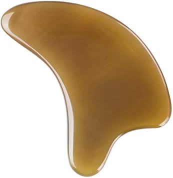 SUPVOX Gua Sha Scraping Massage Tool Buffalo Horn Gua Sha Board Massage Tools Chinese Scraper Tools 8mm
