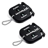 Golf Score Zähler Stroke Counter, Golf Ergebnis Zähler, Golf Ergebnis Indikator, Handzähler Zähler, 2 Stücke Punktezähler Golf Ergebnis Indikator, Golf Score Zähler mit Schlüsselkette, Score Counters