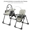 Kinderkraft TUMMIE Trona Bebé, 2 en 1, trona para niños, trona combinada, Asiento desde los primeros meses de vida, reposapiés, Posición tumbada, con juguetes, ajustable, Gris #2