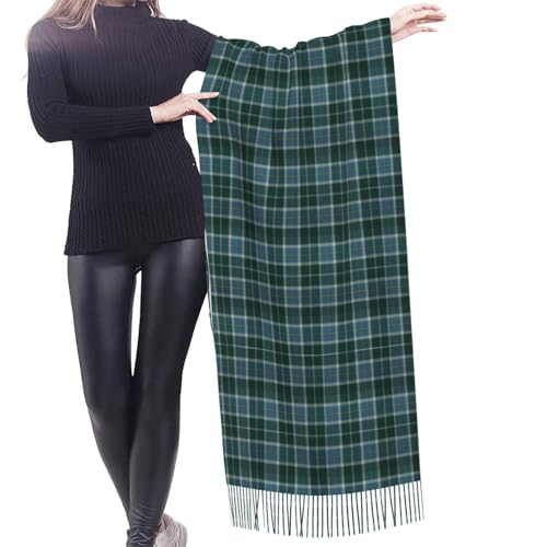 St Patrick Light Weight Tartan Imitation Cashmere Tassel Scarf Winter Scarf Autumn Softest Classic Warm2