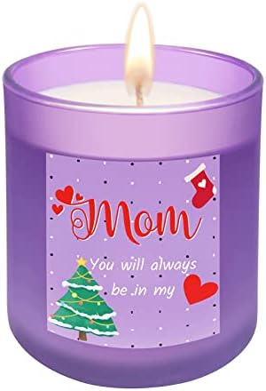MYWEET Candle Lavender Scented, 8 Oz Large Jar Single Wick Candle,Jar Candle Made with Natural Soy Wax, Up to 45 Hour Burn time