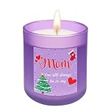 MYWEET Candle Lavender Scented, 8 Oz Large Jar Single Wick Candle,Jar Candle Made with Natural Soy W