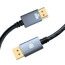 DisplayPort Cable 1.4,8K DP Cable 9.9ft 8K@60Hz, 4K@240Hz, 2K@1800Hz HBR3 Support 32.4Gbps, HDR, Braided Display Port for Gaming Monitor, Graphics, PC 3M