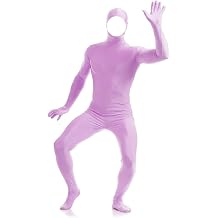 Aniler Mens and Women Spandex Open Face Full Body Zentai Costume Bodysuit