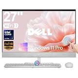 Dell 27' All-in-One Desktop Computer Touchscreen Intel Ultra 7 355 Wi-Fi 7