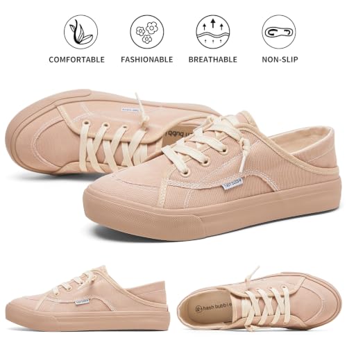 Image of hash bubbie Women's Slip on Canvas Shoes Non Slip Fashion Sneakers Loafers