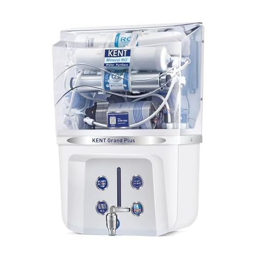 KENT Grand+ ZWW 9 LTR Mineral RO+UV+UF+TDS Control + UV in Tank Water purifier, 11099- White
