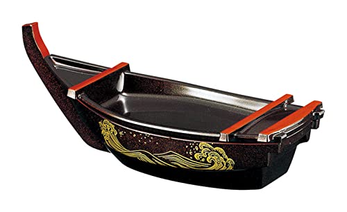 Fukui Craft Kaikei Morifune Ship-Brown Pearl Waves 5.1 X 13.8 X 5