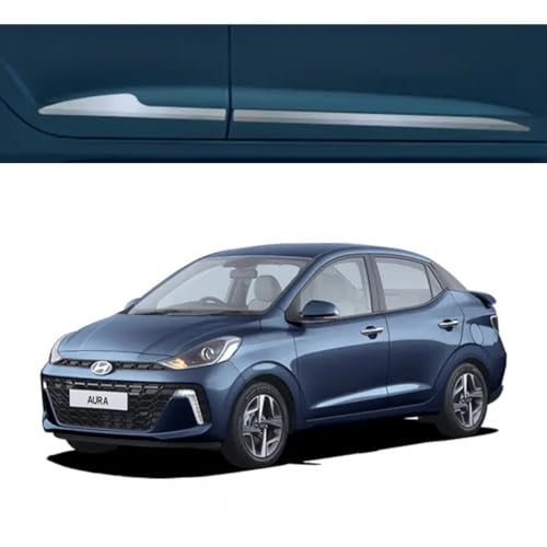 Image of Car Door Body Side Beading /Molding /Cladding for Hyundai Aura Set of 04