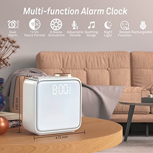 Airivo Sunrise Alarm Clock Wake Up Light, Alarm Clock For Kids Bedrooms, 6 Scenes Simulation & 6 Soothing Sounds, Dual Alarms & Snooze, For Heavy Sleepers Sleep Aid #TOP5